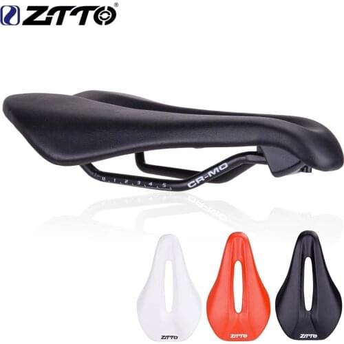 ZTTO MTB Road bike Saddle Ultralight Bicycle Saddle Wide Hollow PU Surface Breathable Saddle Ergonomic Short nose Design Saddle