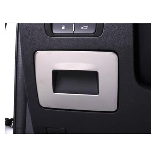 Silver Stainless Steel Headlight Trunk Handle Reading Light Decorated Frame For Changan CS75 Plus CAA423C