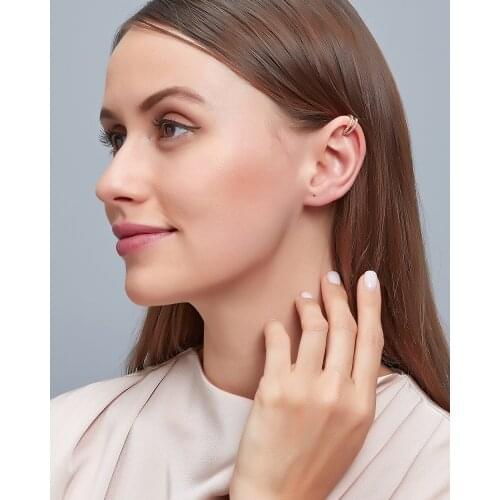 Sterling Silver Classic Modern Women Hoop Earrings Noble Exquisite Zircon Wedding Elegant Jewelry 2021