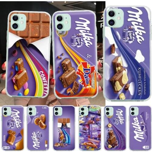 Chocolate Milka Box Phone Case for iphone 12 pro max 11 pro XS MAX 8 7 6 6S Plus X 5S SE 2020 XR cover