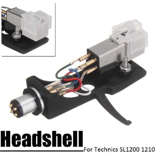 Turntable Headshell Mount LP Audio Phono Stylus Cartridge Unit Headshell Record Turntable Technics