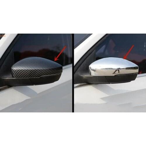 For Volkswagen Jetta 2017-2019 High-quality ABS Chrome Rearview mirror cover Anti-Rub protection Decoration car accessories