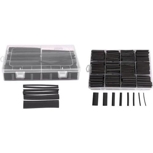 130 Pcs 3: 1 Dual Wall Adhesive Heat Shrink Tubing Kit, 6 Sizes & 625Pcs Heat Shrink Tubing Kit Heat Shrink Tubes