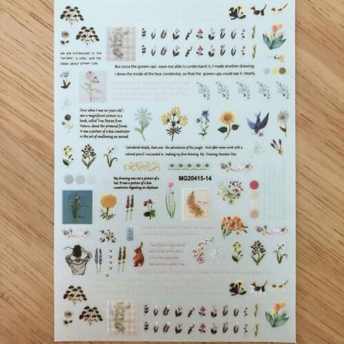 3D Nail Sticker Flower Design DIY Tips Nail Art Decoration Packaging Self-adhesive Transfer Decal Slider