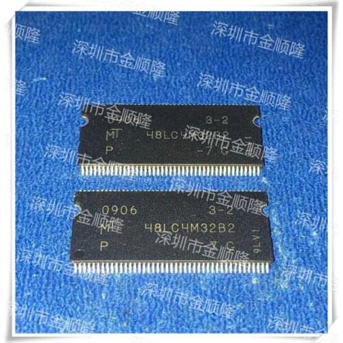 5pieces 128Mb: x32 SDRAM MT48LC4M32B2 x 32 x 4 Banks