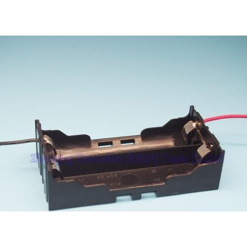 5pcs/lot 18650 Battery Holder Battery Case 2 x 18650 Parallel 3.7V battery holder with wire