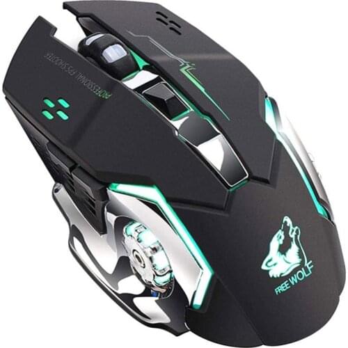 80% off GUIGSI LED Light Adjustable DPI 2.4GHz 6 Buttons PC Laptop Gaming Wireless Mouse
