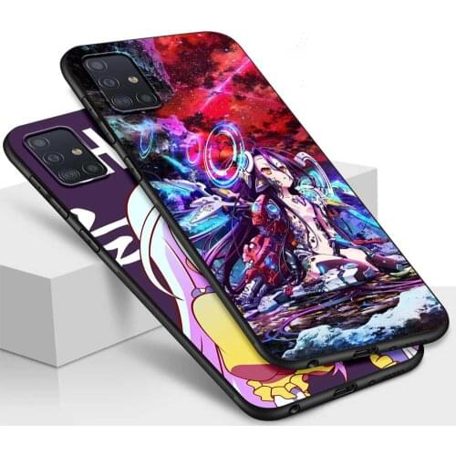 Game No Life Anime Case For Samsung Galaxy A32 A42 A72 5G A21S A51 A71 A31 A52 A41 A11 A01 A91 A12 A02 Cell Phone Soft Cover