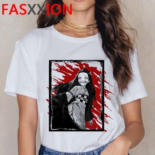 Demon Slayer Kimetsu No Yaiba top tees men vintage ulzzang grunge harajuku clothes tumblr kawaii
