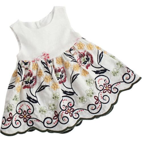 Chantalbaby Babies' childrens dress 1-3 years old denim girls princess cloth