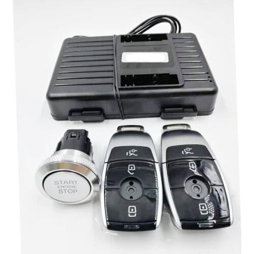 PLUSOBD Remote Start GPS Car Security System GSM Alarm Global Tracker For Mercedes Benz E W207 No Wire Cut No Factory Key Inside