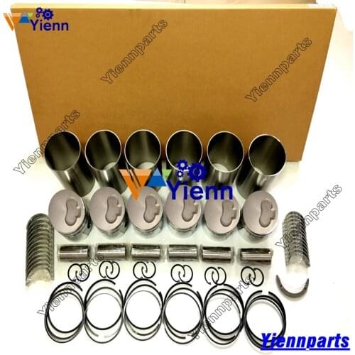 For Mitsubishi 6DR5 overhaul rebuild kit for Mitsubishi 6DR5 piston ring liner bearing Diesel Engine rebuild parts