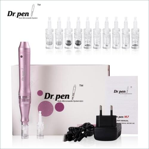 Dr Pen M7 Wired Electric Microneeding Professional Derma Pen Doctor Pen Micro Needles Therapy Home/Salon Beauty Skin Care Tool