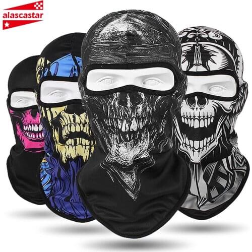 HEROBIKER Motorcycle Face Mask Outdoor Quick Dry Balaclava Men Summer Motorcycle Masque Moto Helmet Scarf Skull Mask