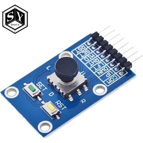 Five Direction Navigation Button Module for MCU AVR Game 5D Rocker Joystick Independent Keyboard for Arduino Joystick Module