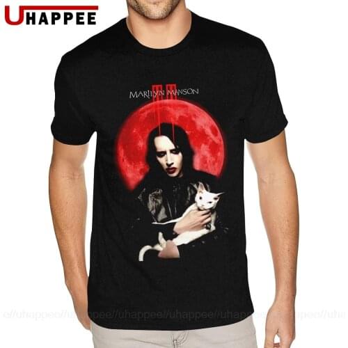 Marilyn Manson T-Shirt Team Urban Shirts Men Short Sleeve Cheap Price Brand Apparel