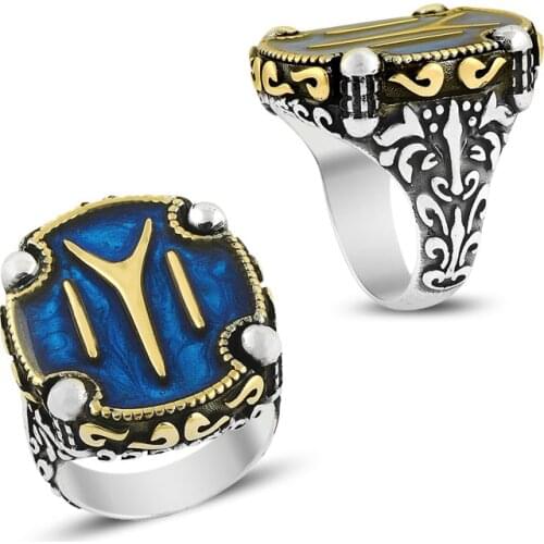 925 Silver Special Desing Ocean Rings for Men