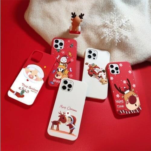 Soft TPU Case For Xiaomi Redmi Note 9 10 9T 8T 8 9A 7 9S Pro Lite 7A Mi 11 10T F3 A3 Poco X3 Pro NFC Christmas Cover Bag Funda