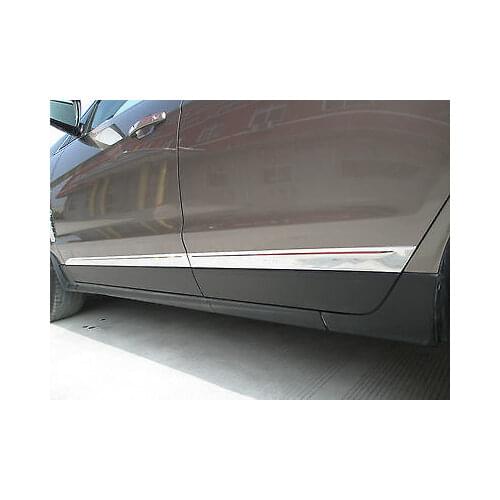 Stainless Side Door Body Molding Cover Trim 4pcs For Cadillac SRX 2010-2016