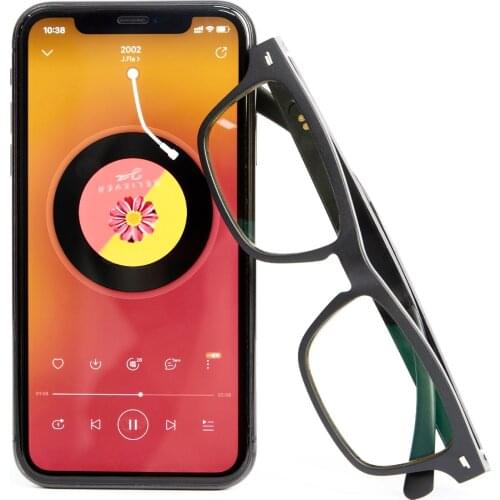 New Smart Wireless Bluetooth 5.0 Headset Music Glasses Noise Cancelling Waterproof Headphones Sports Earphones With Microphone