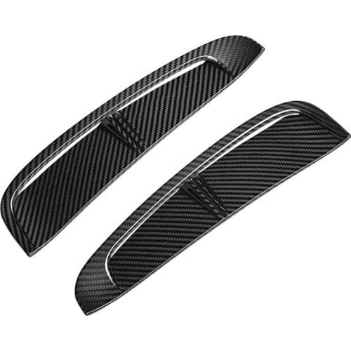 Carbon Fiber Leaf Board Front Air Vent Fender Cover For Porsche Panamera 971 Carbon Fiber Interior Accessories Sticky