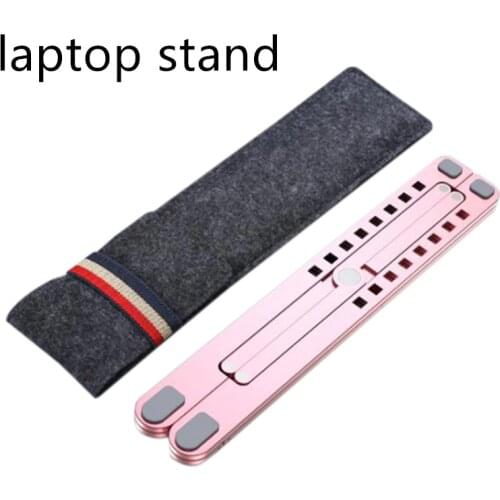 Portable Laptop Stand Foldable Support Base Notebook Stand Holder For Macbook Pro Air HP Lapdesk Computer Cooling Bracket Riser