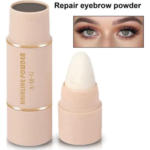 Powder 1 Set Practical Eyebrow Stamp Shaping Kit Eco-Friendly Eyebrow Template Long-Lasting for Ladies