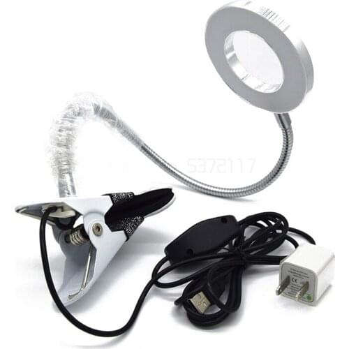 Portable beauty two color table lamp USB plug in tattoo lamp folding tool tattoo master lamp LED shelf table lamp