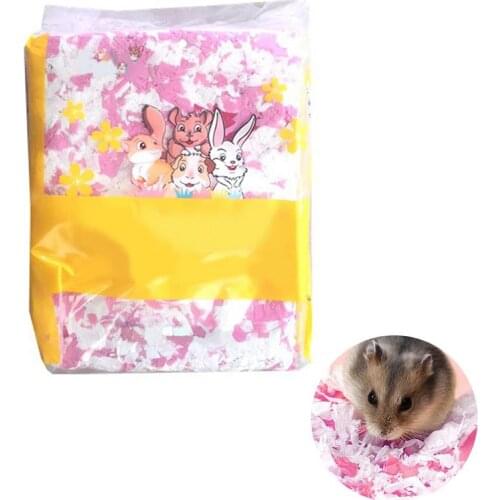 Pet Hamster Bedding Colorful Scrap Of Paper Nest For Hamster Winter Warm Bedroom Rodent Gerbil Deodorization Urine Absorption