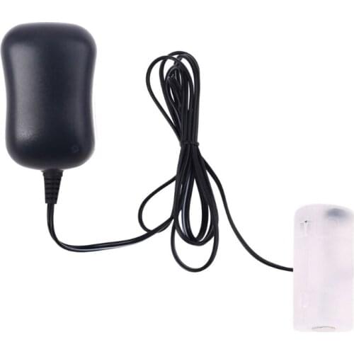 Adjustable Voltage 3V 4.5V 6V7.5V 9V 12V EU Plug Power Adapter Replace 2 to 8pcs C Size AM2 LR14 Battery Eliminator
