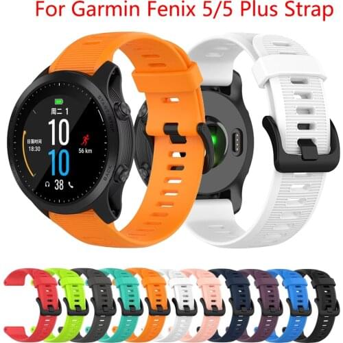 22mm WatchBand for Garmin Forerunner 945 935 Fenix 5/ 5 Plus Fenix 6/ 6 Pro Silicone Smart Watch Band Outdoor sports waterproof