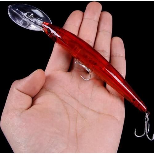HENGJIA 1pcs Floating Deep Diving Crankbait Minnow Fishing Lure 23.5g/17cm Lifelike Wobbler Artificial Bait