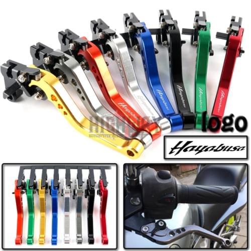 Brake Handle Bar Lever CNC Aluminum Short Adjustable Brake Clutch levers For HAYABUSA GSX1300R GSX 1300 Hayabusa 08-17