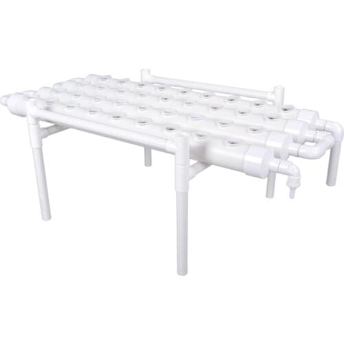 Soilless Vegetable Cultivation Rack 36-Hole Hydroponic Pipe Planting Equipment Nursery Basin Hydroponic Rack Planting Tools
