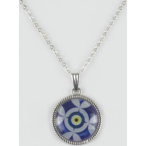 Evil eye Figured Pearl Necklace (Small)