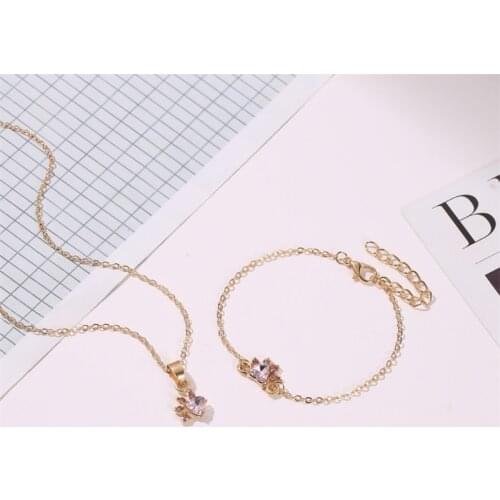 1 Set Pink Crystals Cat Paw Print Earrings Rings Pendant Bracelet Adjustable Pet Cat Dog Paw Jewerly Set for Women E56A