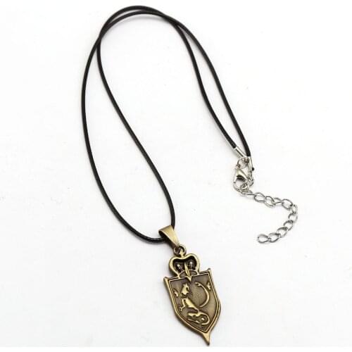10pcs/lot Anime Code Geass Necklace Hangyaku no Lelouch Rope Pendant Boy Gift necklaces 2017 Jewelry Accessories