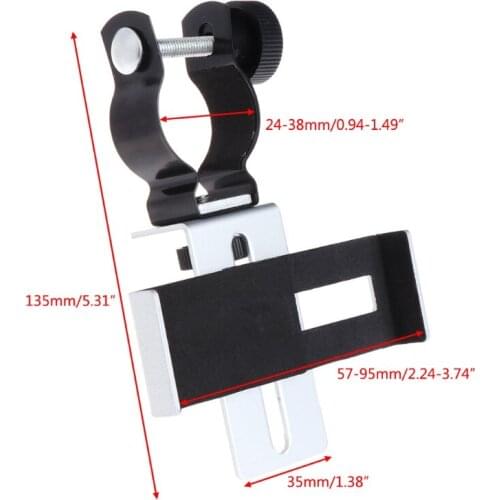 24-38mm Microscope Telescopes Binoculars Monocular Metal Universal Photography Bracket Mount for Mobile