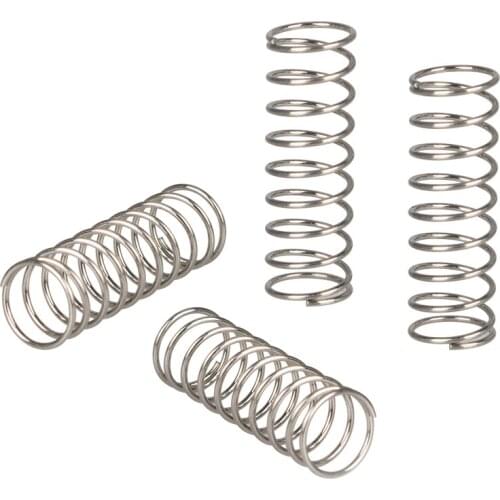 4 Pack 0.5mm Thickness Strengthened Shock Absorber Springs For 1/24 RC Axial SCX24 90081 Replacement Upgrade DIY Accessories