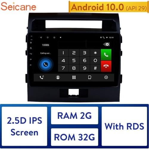 Seicane 2din Android 10.0 Car Bluetooth Wifi Multimedia Player GPS Navigation For 2007 2008 2009 2010-2017 Toyota Cruiser FJ