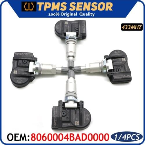 Car TPMS Tire Pressure Sensor Alarm Monitor Systems 8060004BAD0000 For Trumpchi GA3 S GA6 GA8 GS4 GS5 Super 433MHz