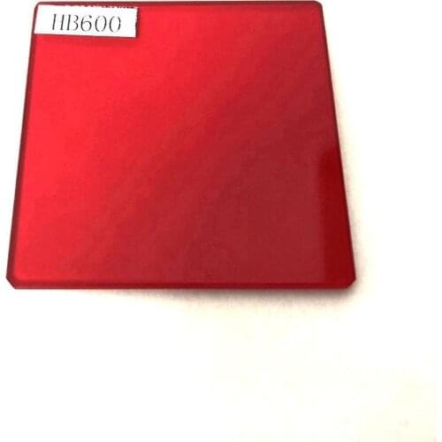 Size 50x50mm square 600nm IR pass filter HB600