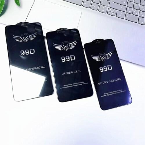 99D Curved Protective Full Glass For iphone 6S 7 8 Plus SE Screen Protector on iphone X XR XS 11 12 Pro Max Tempered Glass
