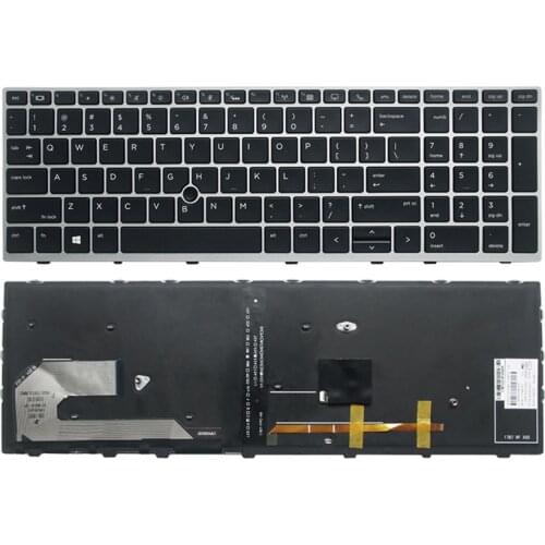 Laptop/Notebook US/EU/RU/UA Backlight Keyboard for HP EliteBook 750 755 850 855 G5 G6 Zbook 15U G6 L14366-001 L11999-001