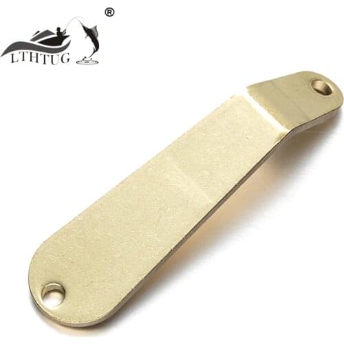 LTHTUG Japan Design Copper Golden Silver Spoon DIY Blank Metal Fishing Lure Back Forth 5g Unpainted Spoon Bait For Trout Perch