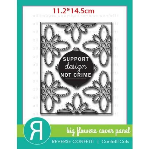 Flower rectangle Embossing Metal cutting dies 2021 new diy molds Scrapbooking Paper Making die cuts crafts slimeline dies