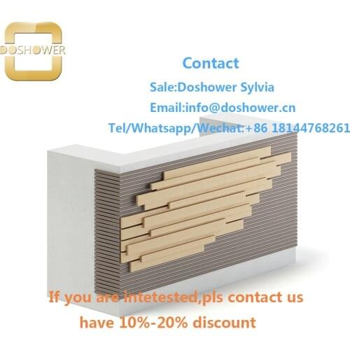 Marble stone reception desk with beauty reception desk for antique reception desk