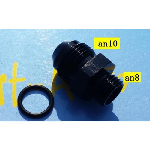 Male AN8 ORB ( 8AN AN 8 ) to an10 male Adapter With O-Ring fitting