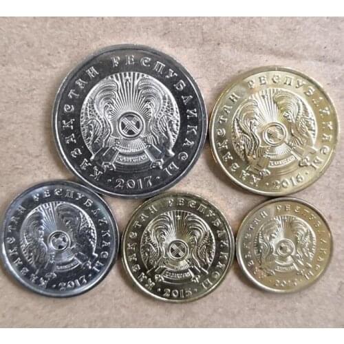 5 PCS SET Kazakhstan ,100% Real Genuine Comemorative Coin,Original Collection