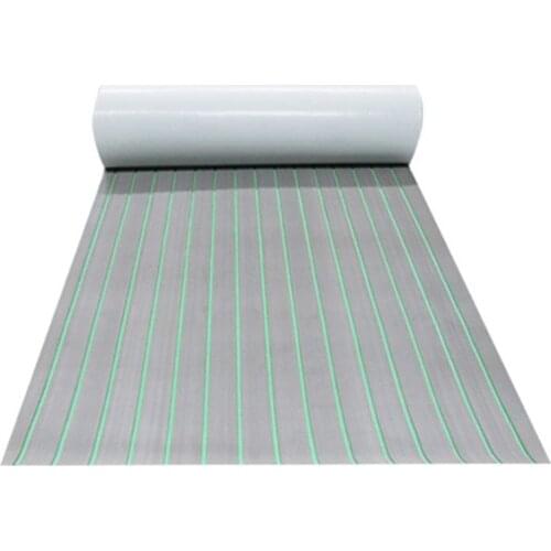 2400X450X6mm EVA Foam Boat Marine Flooring Non-Skid Self Adhesive Marine Boat Deck Mat Decking Sheet Striped Yacht Mat